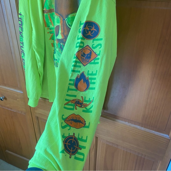 Rucking fotten hackers movies Japanese text long sleeve tshirt - Picture 4 of 5